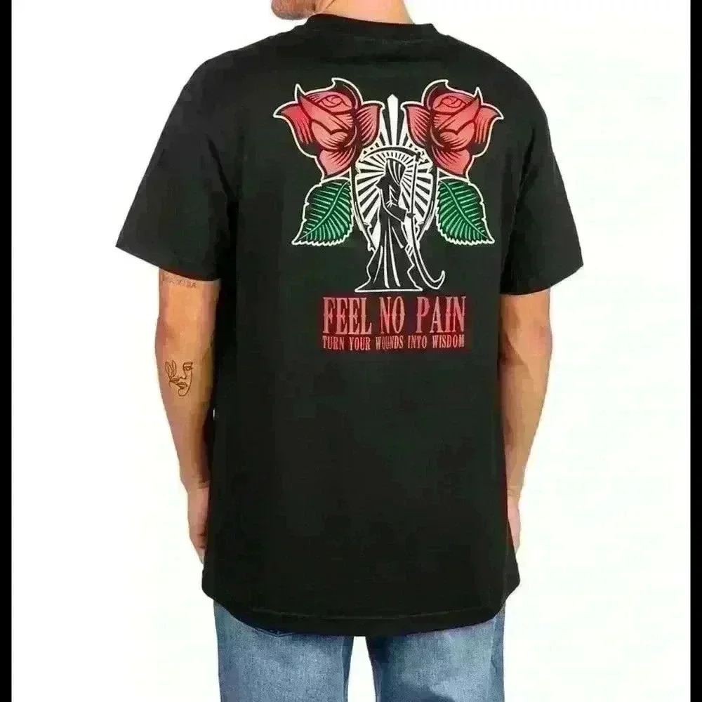 No Pain Black T-Shirt from Empyre Zumiez Streetwear Skate Grunge Medium
